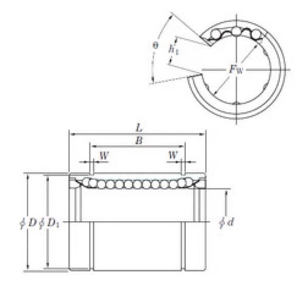 linear bearing shaft SESDM12 OP KOYO #1 image