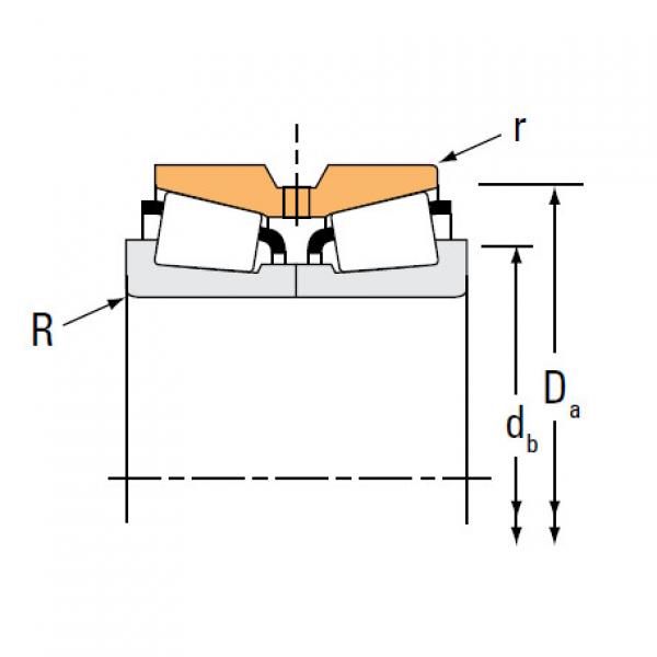 TNA Series Tapered Roller Bearings double-row HH221449NA HH221410D #1 image