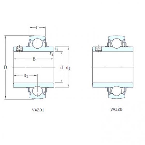 Bantalan YAR215-2FW/VA228 SKF #1 image