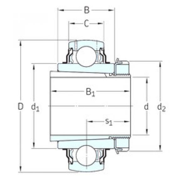 Bantalan YSA211-2FK+HE2311 SKF #1 image