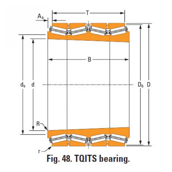 four-row tapered roller Bearings tQitS nP236431 nP250466 single cup #1 image