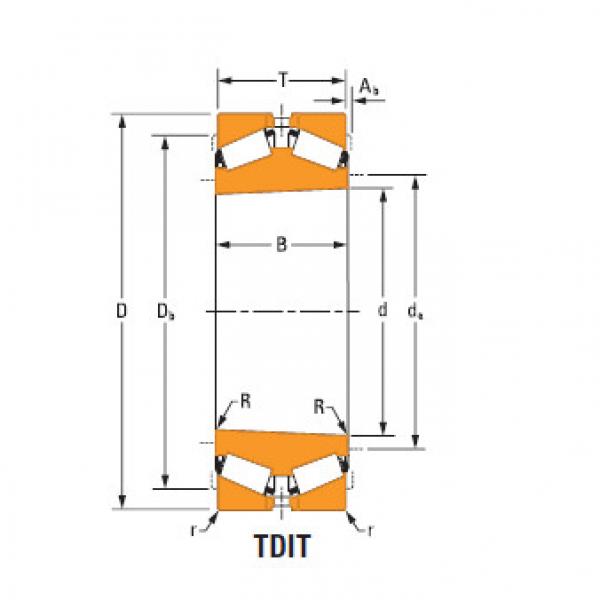 TdiT TnaT two-row tapered roller Bearings 48290Td 48220 #2 image