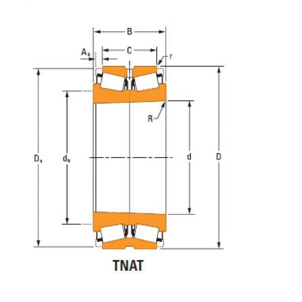 TdiT TnaT two-row tapered roller Bearings HH932147Td HH932110 #2 image