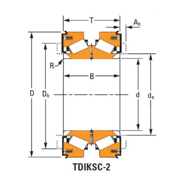 tdik thrust tapered roller bearings 93751dw 93125 #1 image