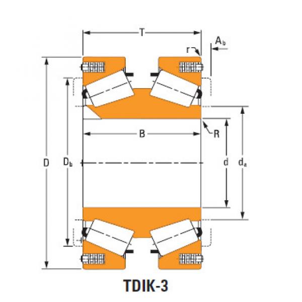 tdik thrust tapered roller bearings H228643dw H228610 #1 image