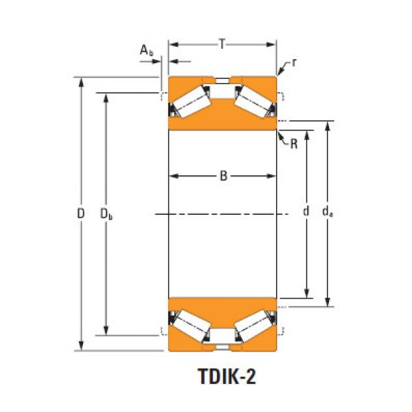 tdik thrust tapered roller bearings m959442dw m959410 #1 image