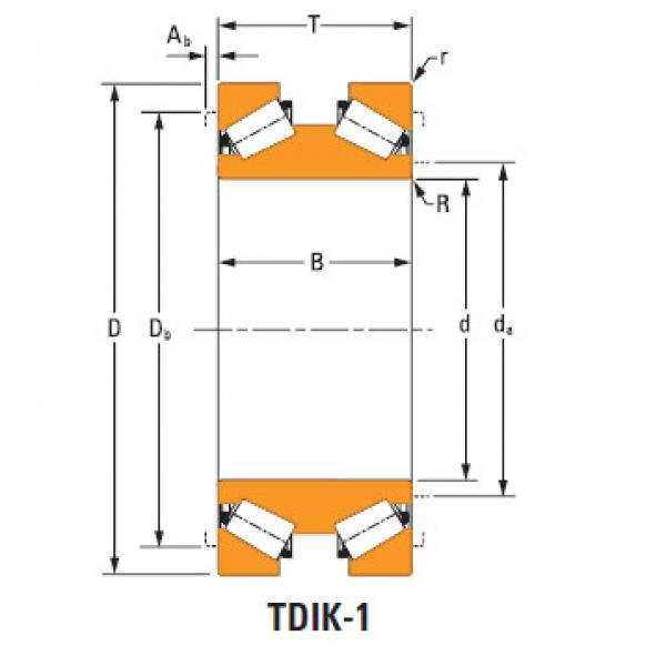 tdik thrust tapered roller bearings ee724121d nP273754 #1 image