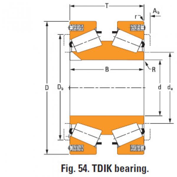 tdik thrust tapered roller bearings J435101dw J435167X #1 image