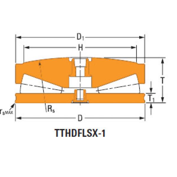 screwdown systems thrust tapered bearings 105TTsv918Oc1150 #1 image