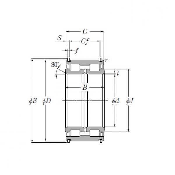 SL Type Cylindrical Roller Bearings for Sheaves NTN SL04-5028NR #5 image