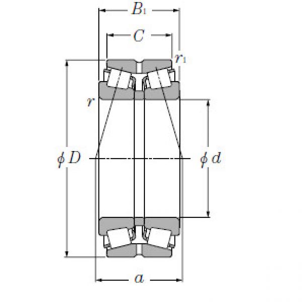 Bearing T-HM256849D/HM256810G2+A #2 image