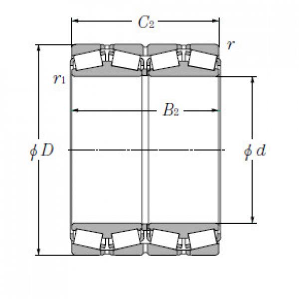 Four Row Tapered Roller Bearings Singapore 623028 #1 image