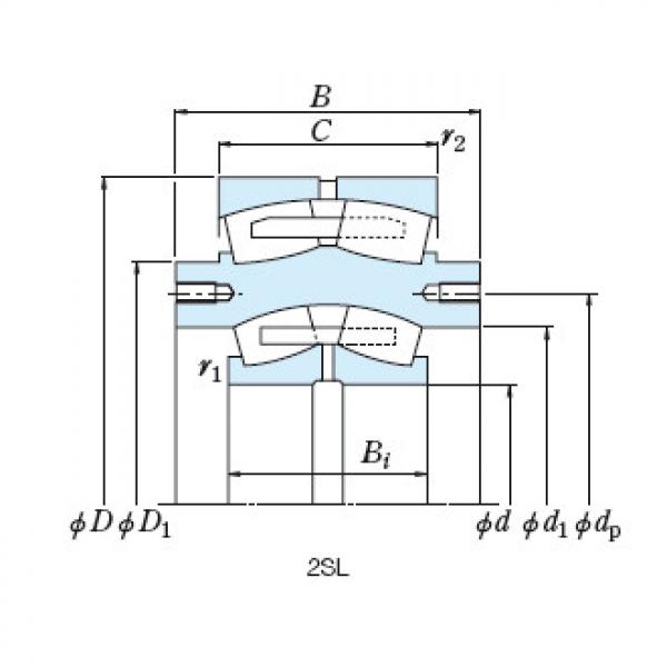 Roll Bearings for Mills NSK ZS07-60 #1 image