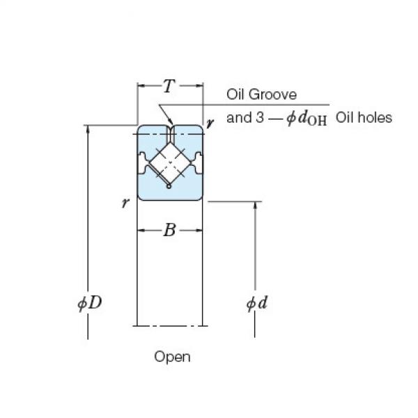 CROSSED ROLLER BEARINGS NRXT10020E #2 image